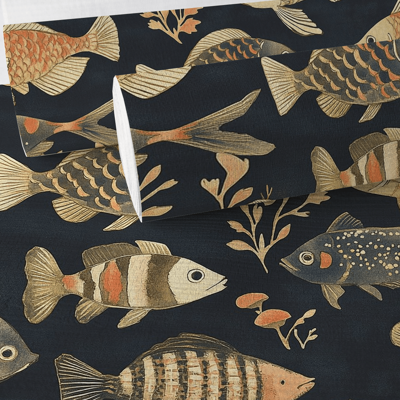 Caspian Faux Grasscloth Wallpaper - Painted Paper