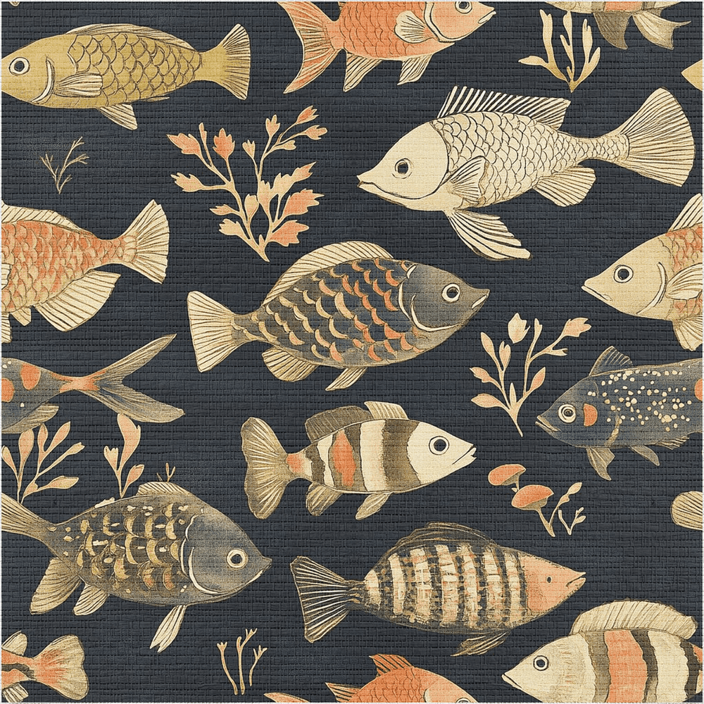 Caspian Faux Grasscloth Wallpaper - Painted Paper