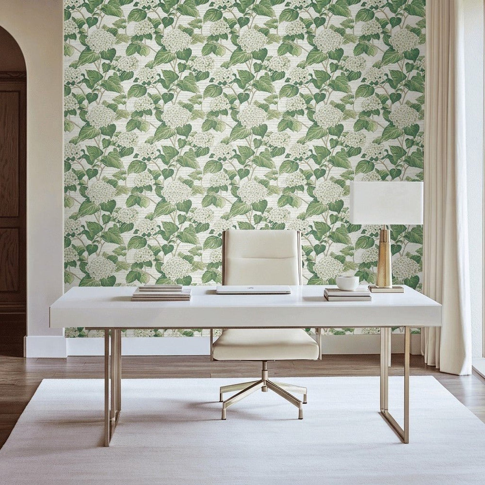 Cassie Faux Grasscloth Wallpaper - Painted Paper