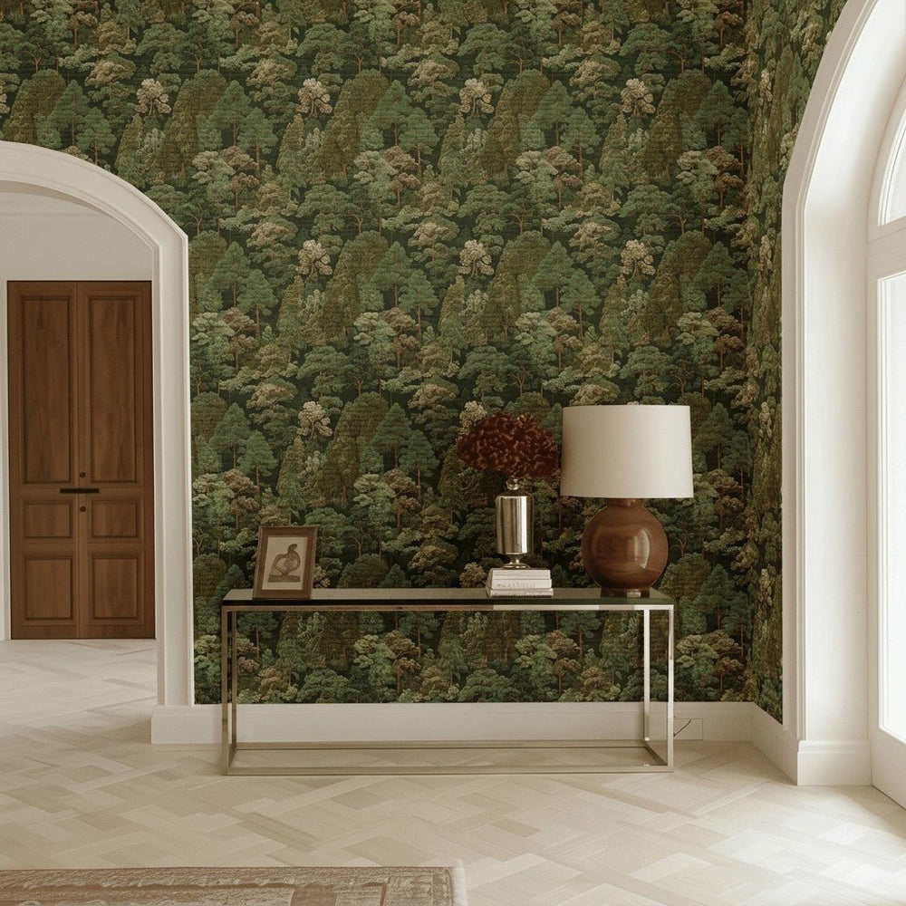 Catherine Faux Grasscloth Wallpaper - Painted Paper