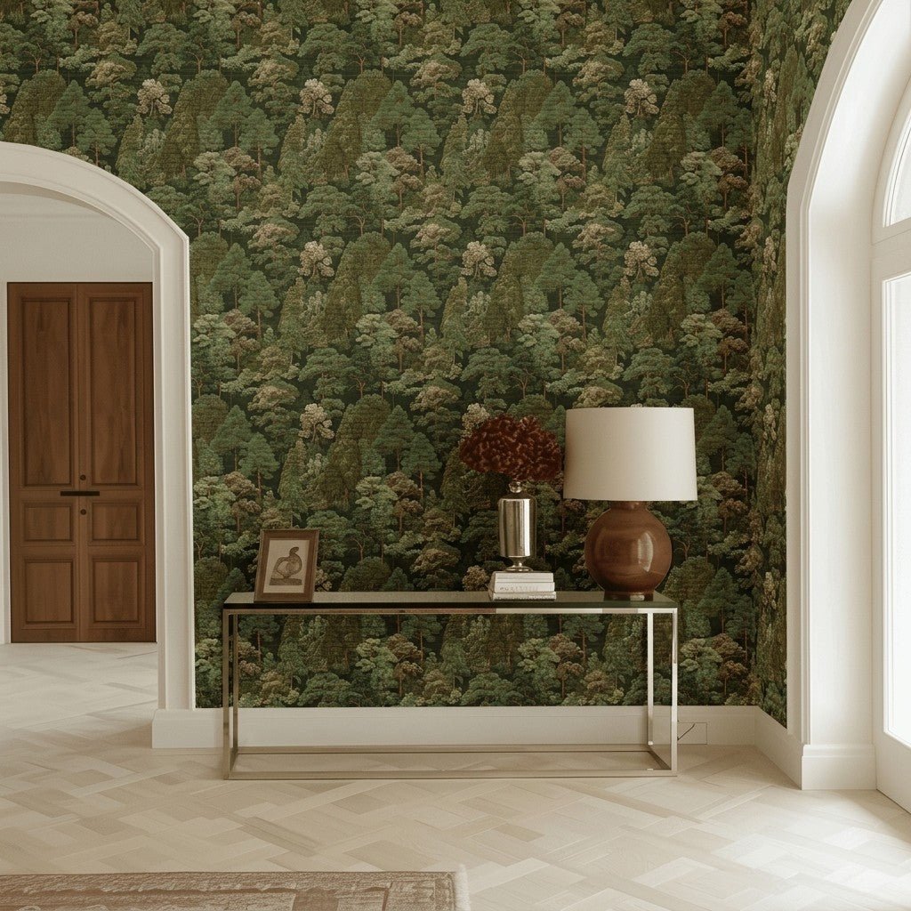 Catherine Faux Grasscloth Wallpaper - Painted Paper