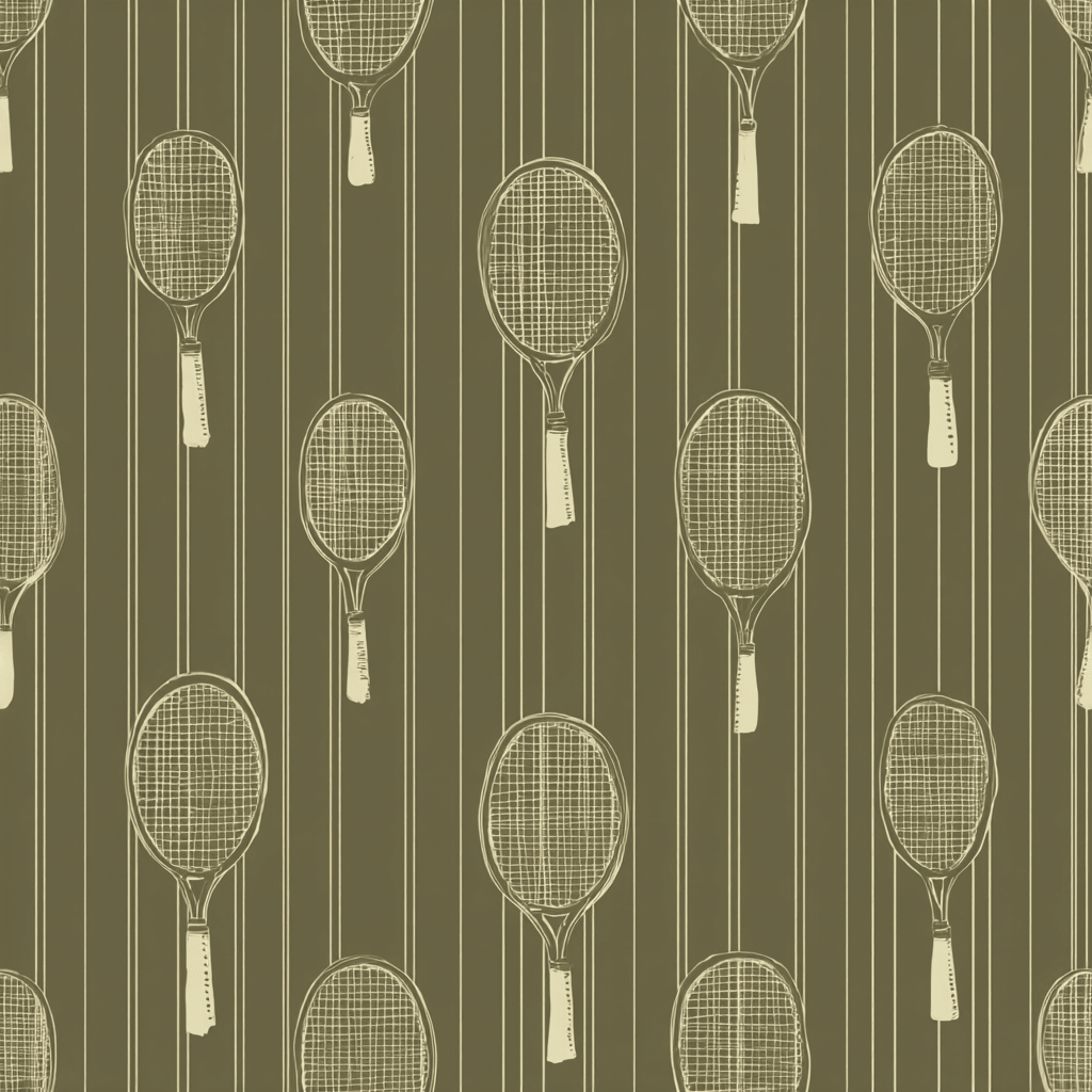 Causing a Racquet Wallpaper - Painted Paper
