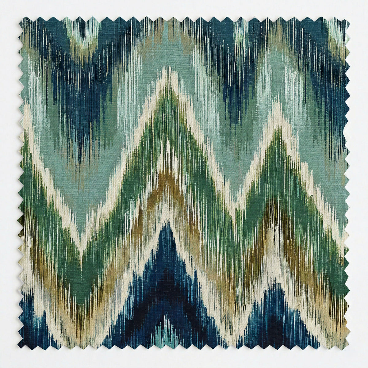 Cece - Chevron Ikat - Fabric - Painted Paper