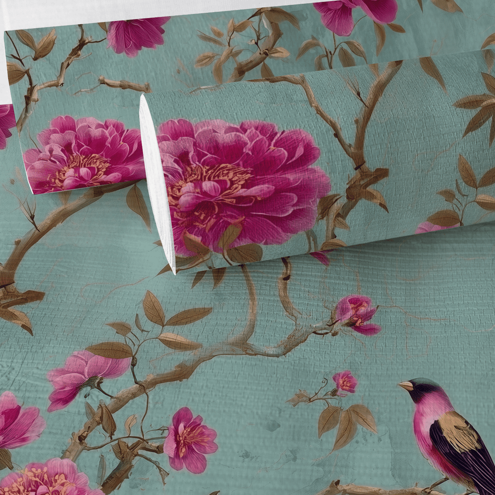 Celavine Faux Grasscloth Wallpaper - Painted Paper