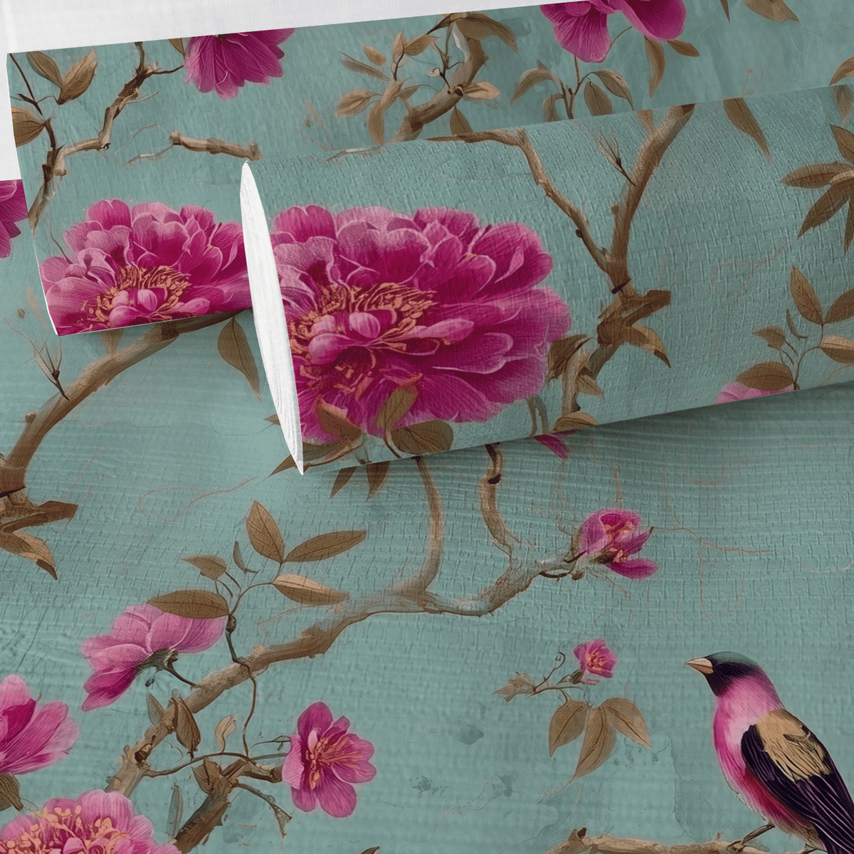 Celavine Faux Grasscloth Wallpaper - Painted Paper