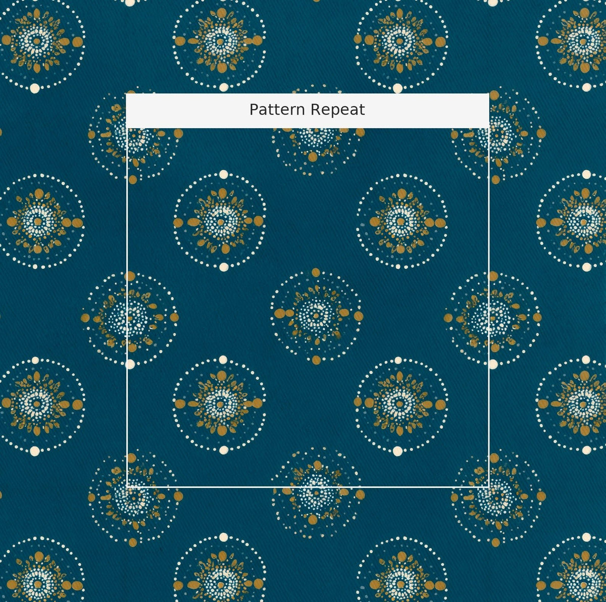 Celestial Court - Fabric - Painted Paper