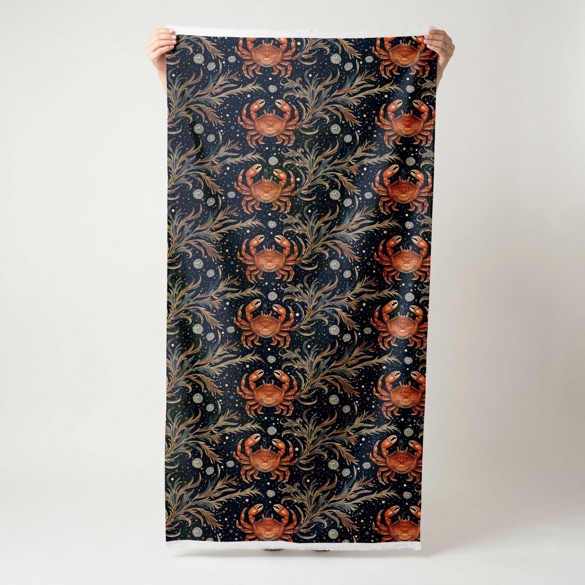 Celestial Crabs - Fabric - Painted Paper