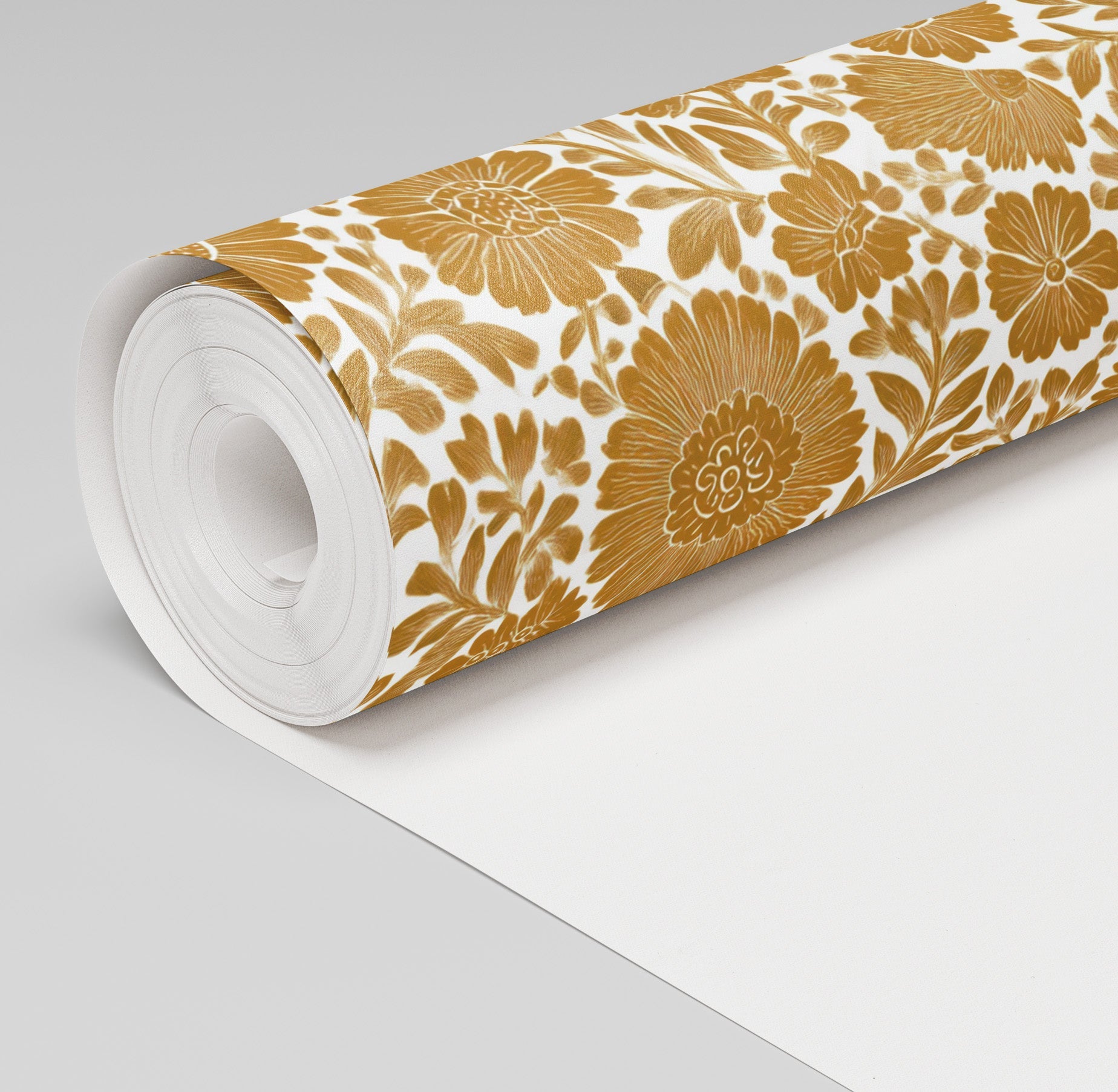 Cempasúchil Wallpaper - Painted Paper