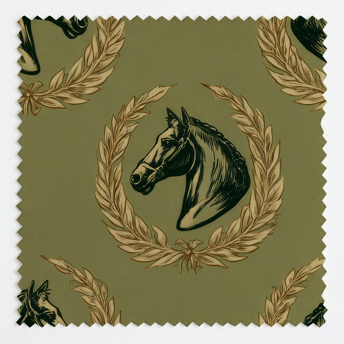 Champion's Crest - Fabric - Painted Paper