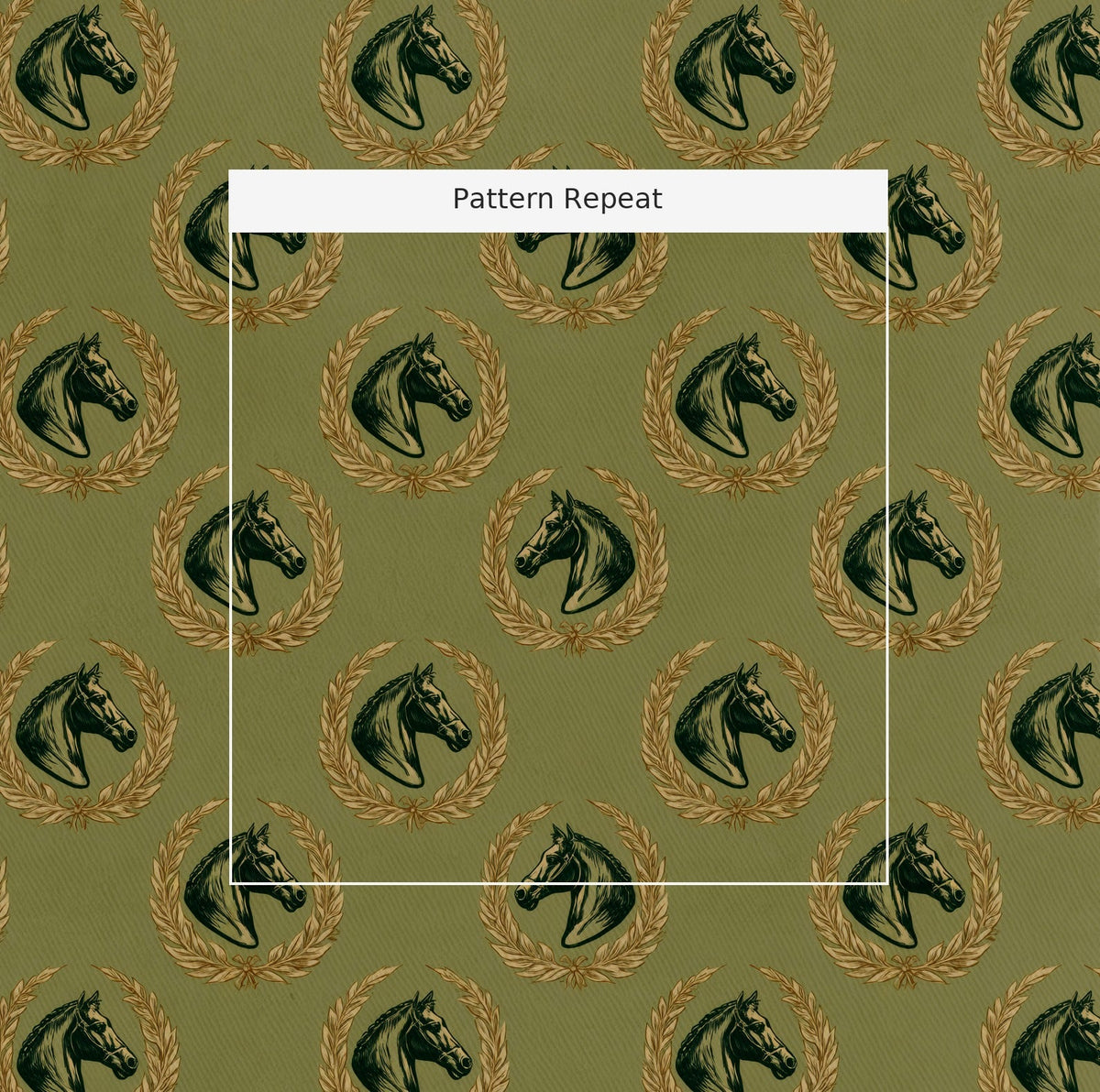 Champion's Crest - Fabric - Painted Paper