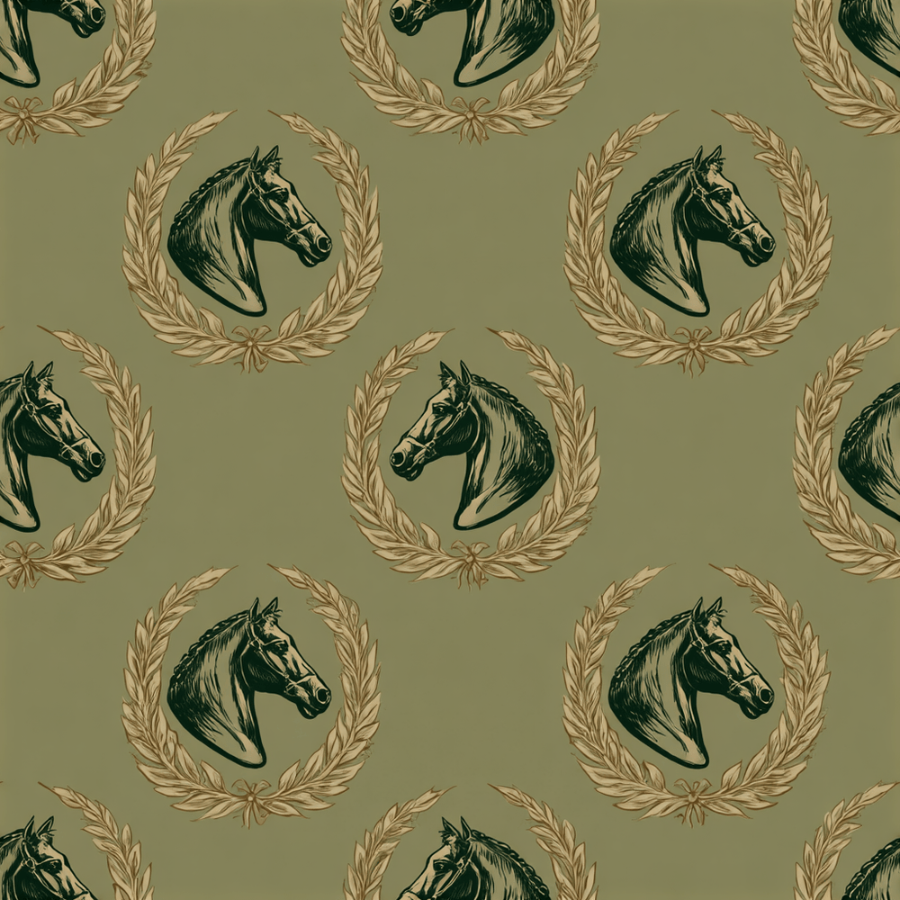 Champion's Crest Wallpaper - Painted Paper