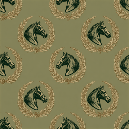 Champion's Crest Wallpaper - Painted Paper