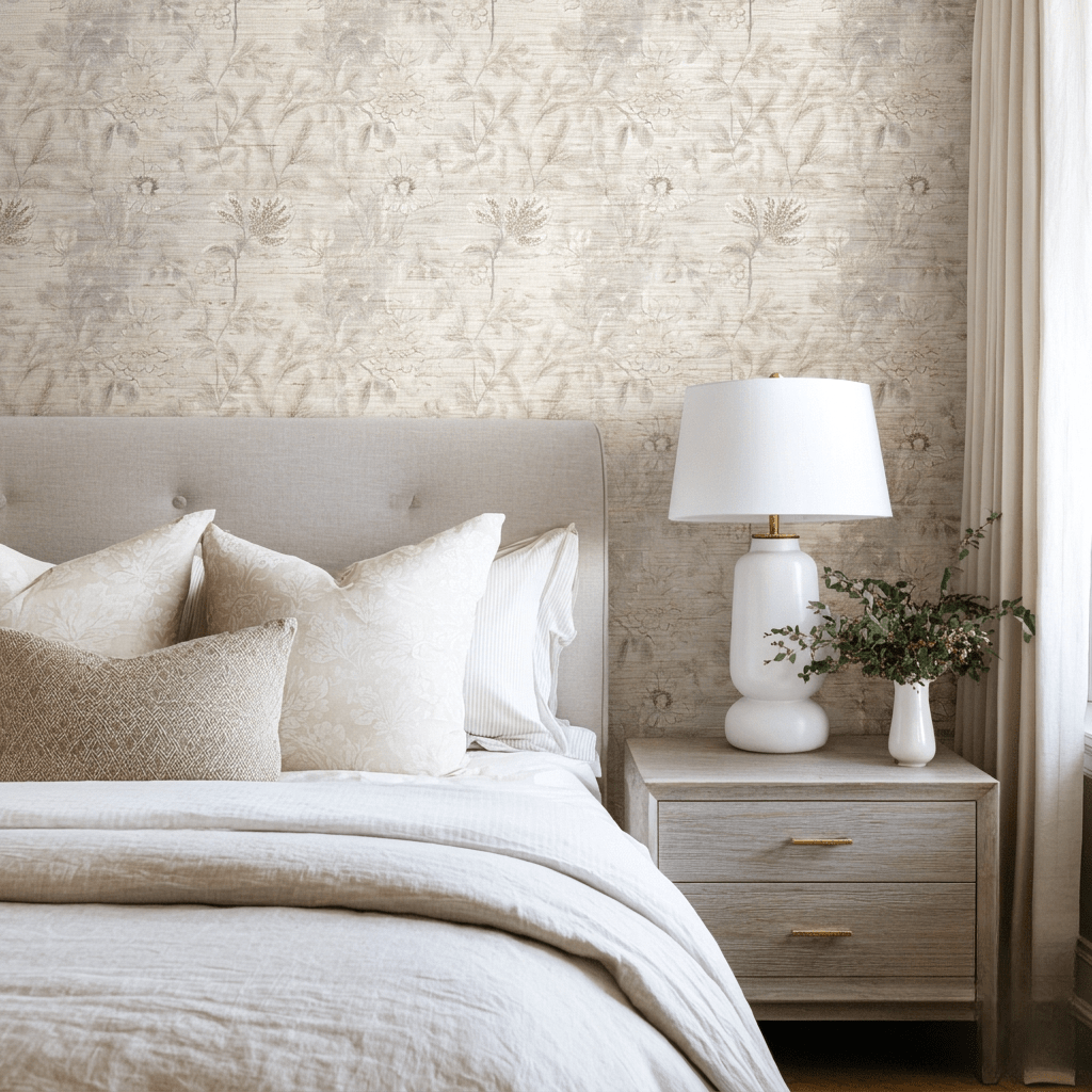 Charla Faux Grasscloth Wallpaper - Painted Paper