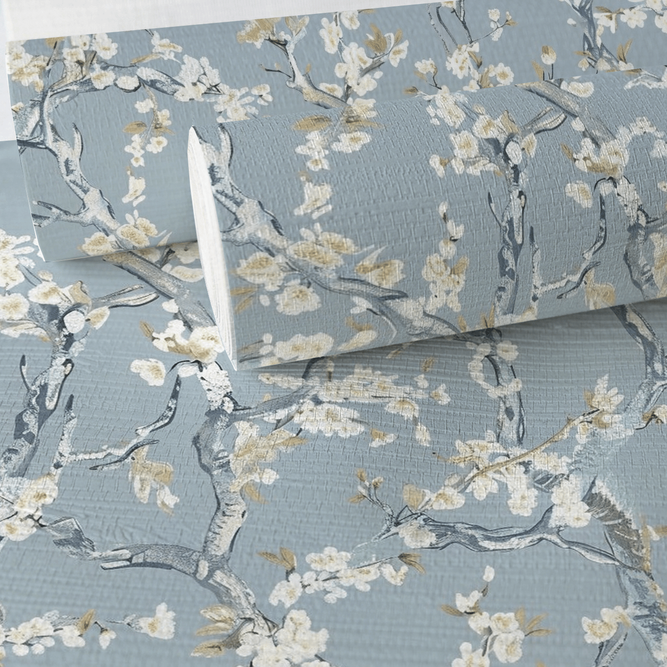 Charlie Faux Grasscloth Wallpaper - Painted Paper