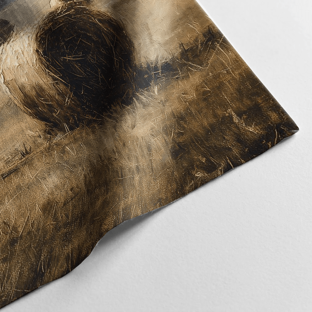 Chasing Hay Bales - Tapestry - Painted Paper