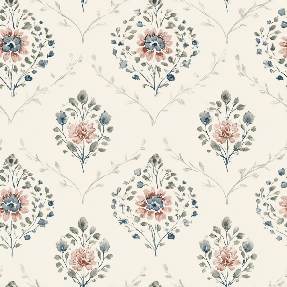 Chateau Rose Wallpaper - Painted Paper