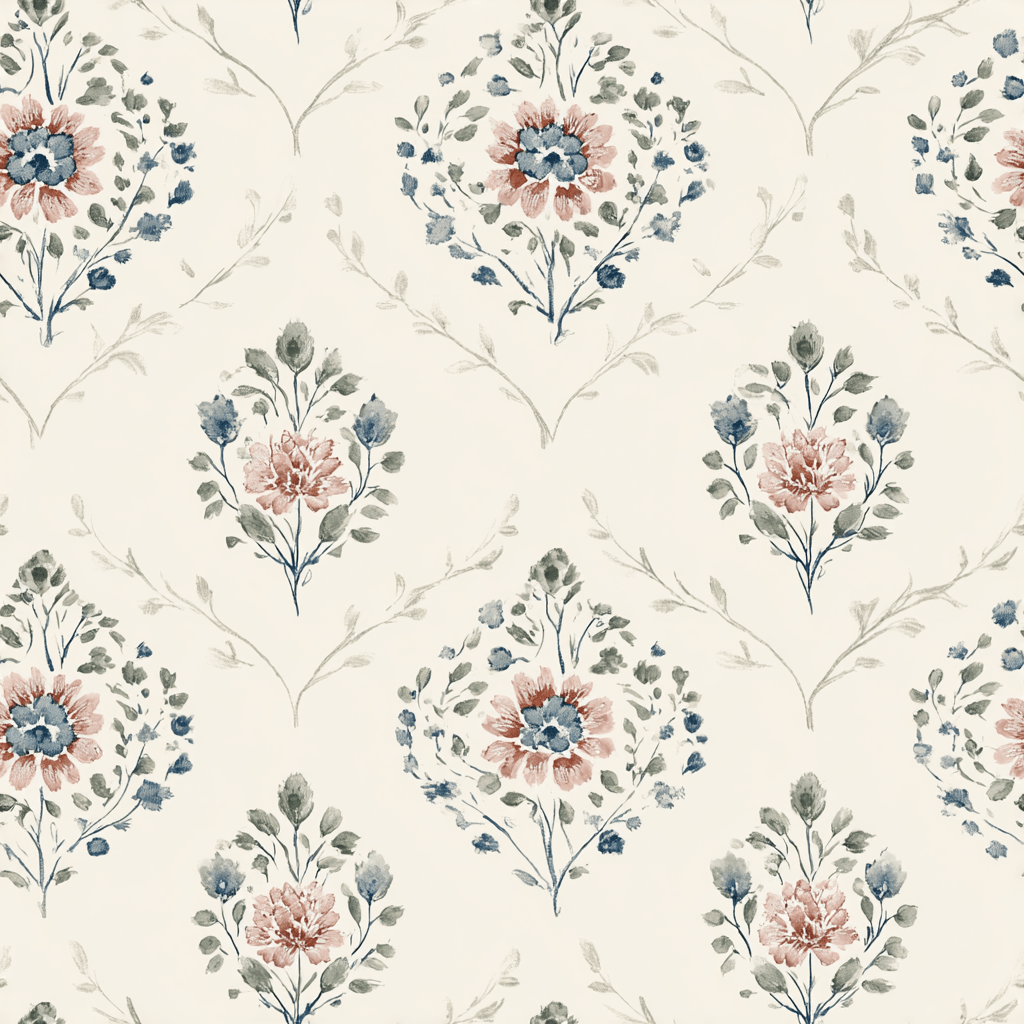 Chateau Rose Wallpaper - Painted Paper