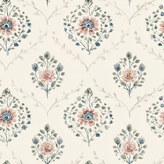 Chateau Rose Wallpaper - Painted Paper