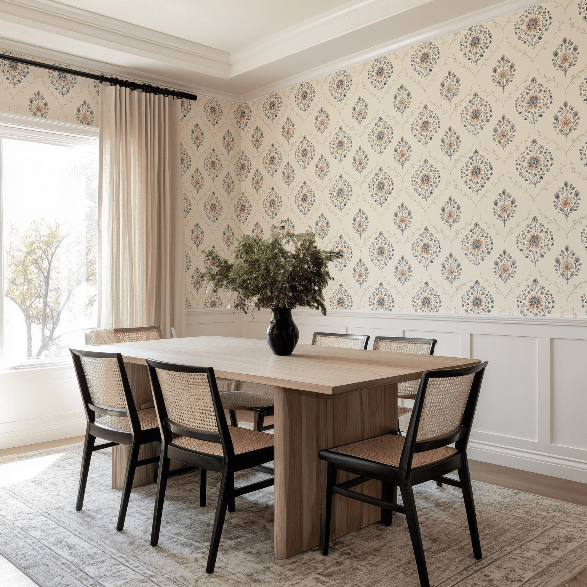 Chateau Rose Wallpaper - Painted Paper