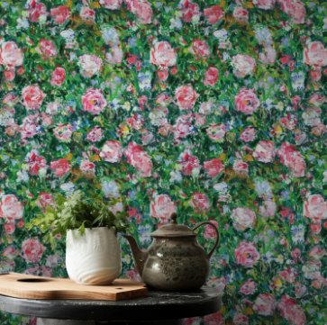 Chaucer Floral Wallpaper - Painted Paper