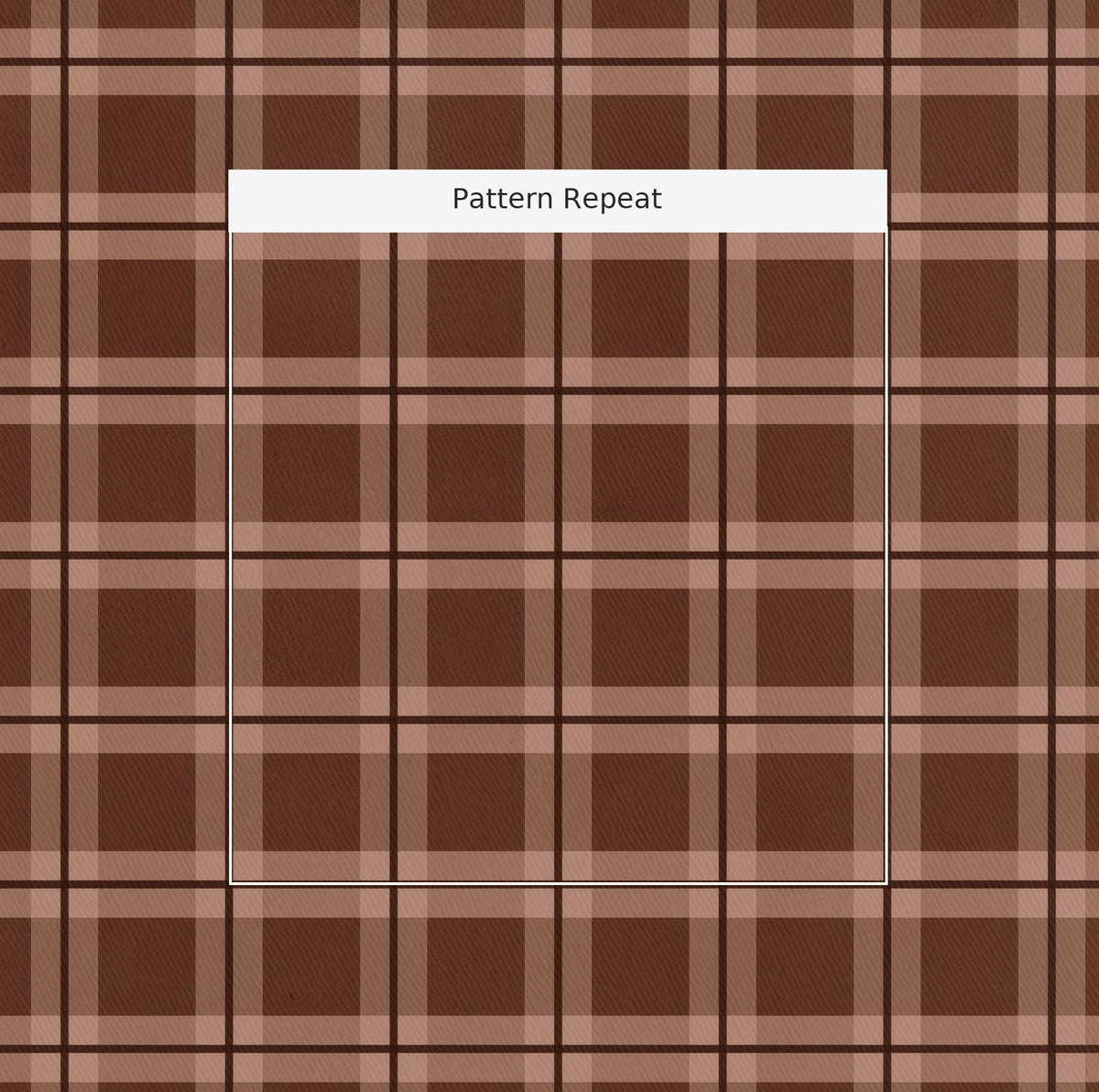 Check Please! - Chocolate - Fabric - Painted Paper