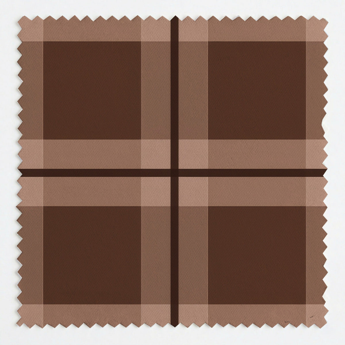 Check Please! - Chocolate - Fabric - Painted Paper