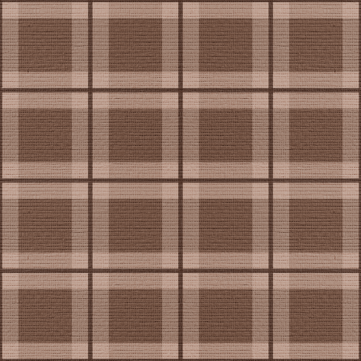 Check Please! - Chocolate Faux Grasscloth Wallpaper - Painted Paper
