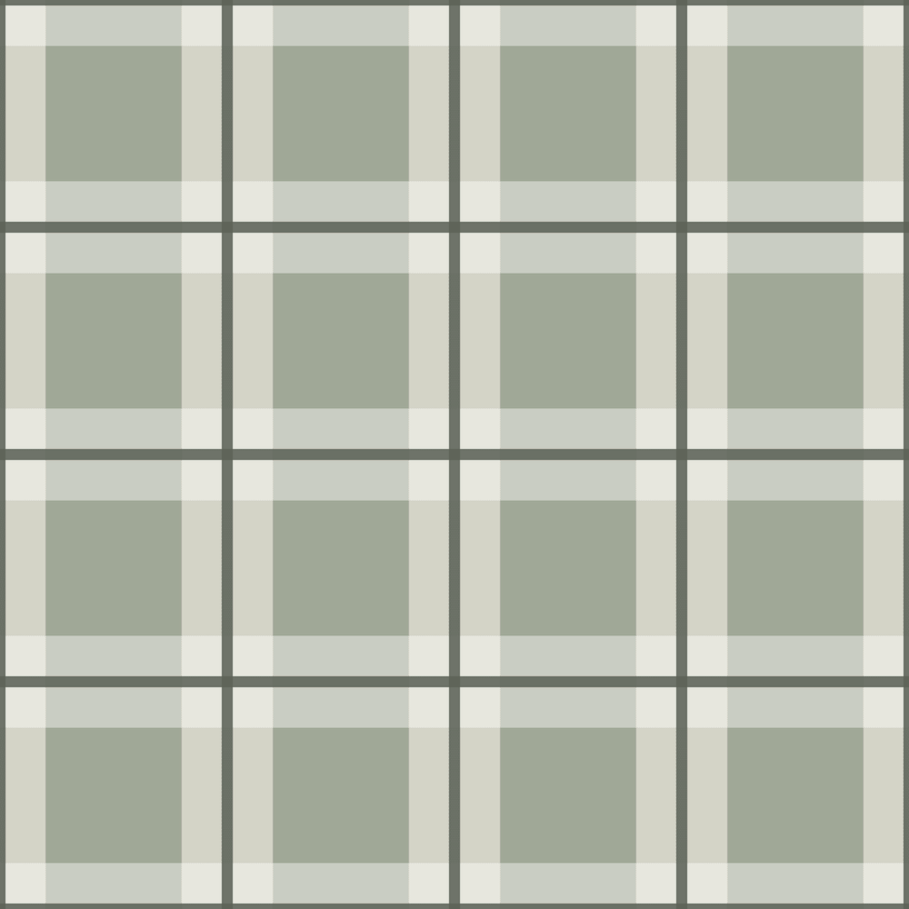 Check Please! - Green Wallpaper - Painted Paper