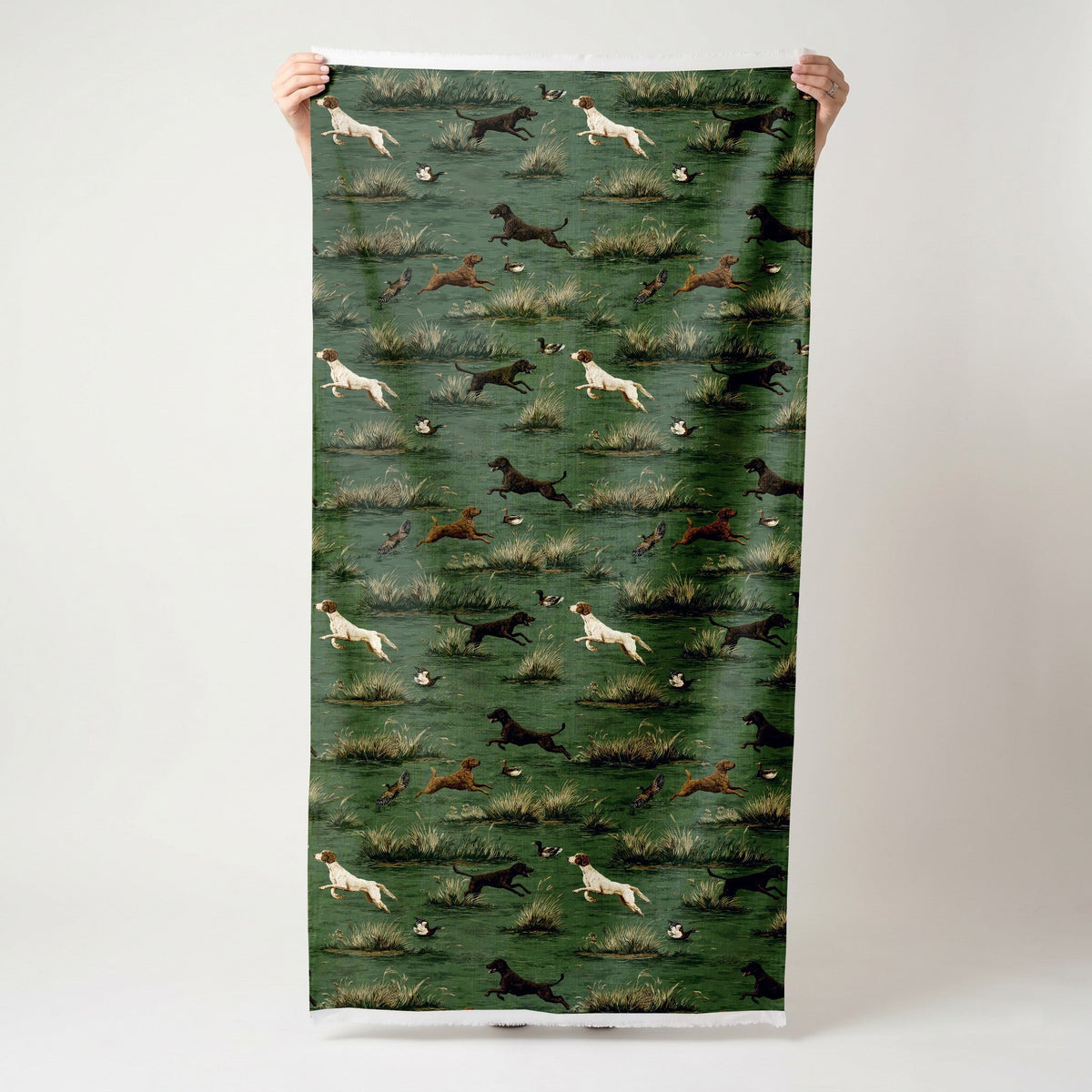 Chip & Retrieve - Fabric - Painted Paper
