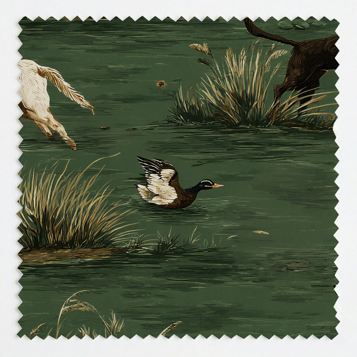 Chip & Retrieve - Fabric - Painted Paper