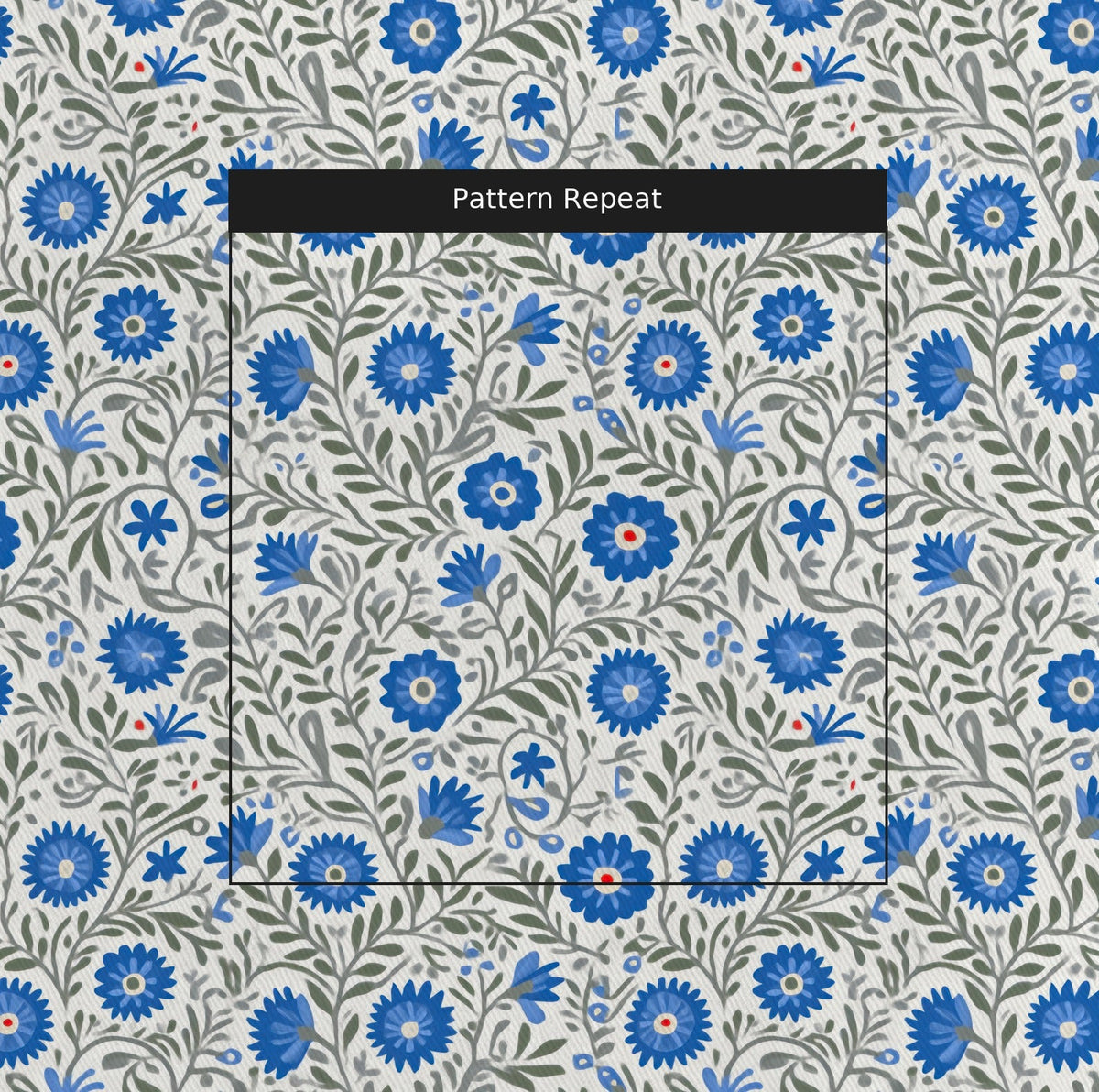 Cielo Azul - Fabric - Painted Paper