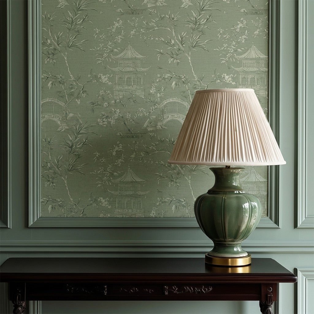 Cindrelle Faux Grasscloth Wallpaper - Painted Paper