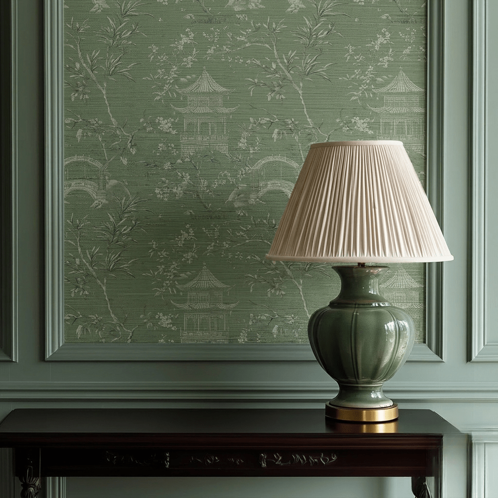 Cindrelle Faux Grasscloth Wallpaper - Painted Paper