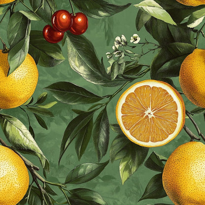 Citrus Grove Wallpaper - Painted Paper