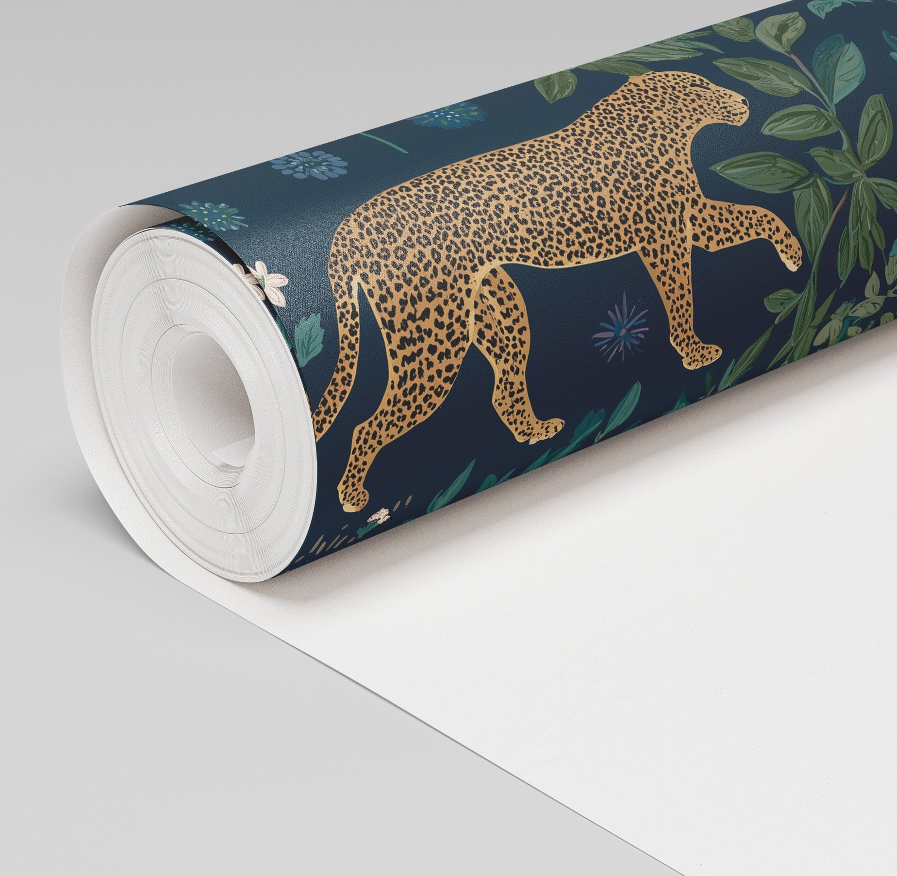Citrus Panthera Wallpaper - Painted Paper