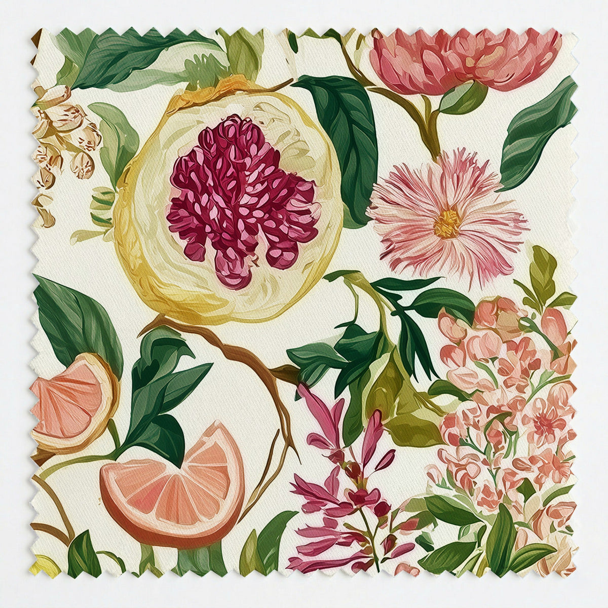 Citrus Sunshine - Fabric - Painted Paper