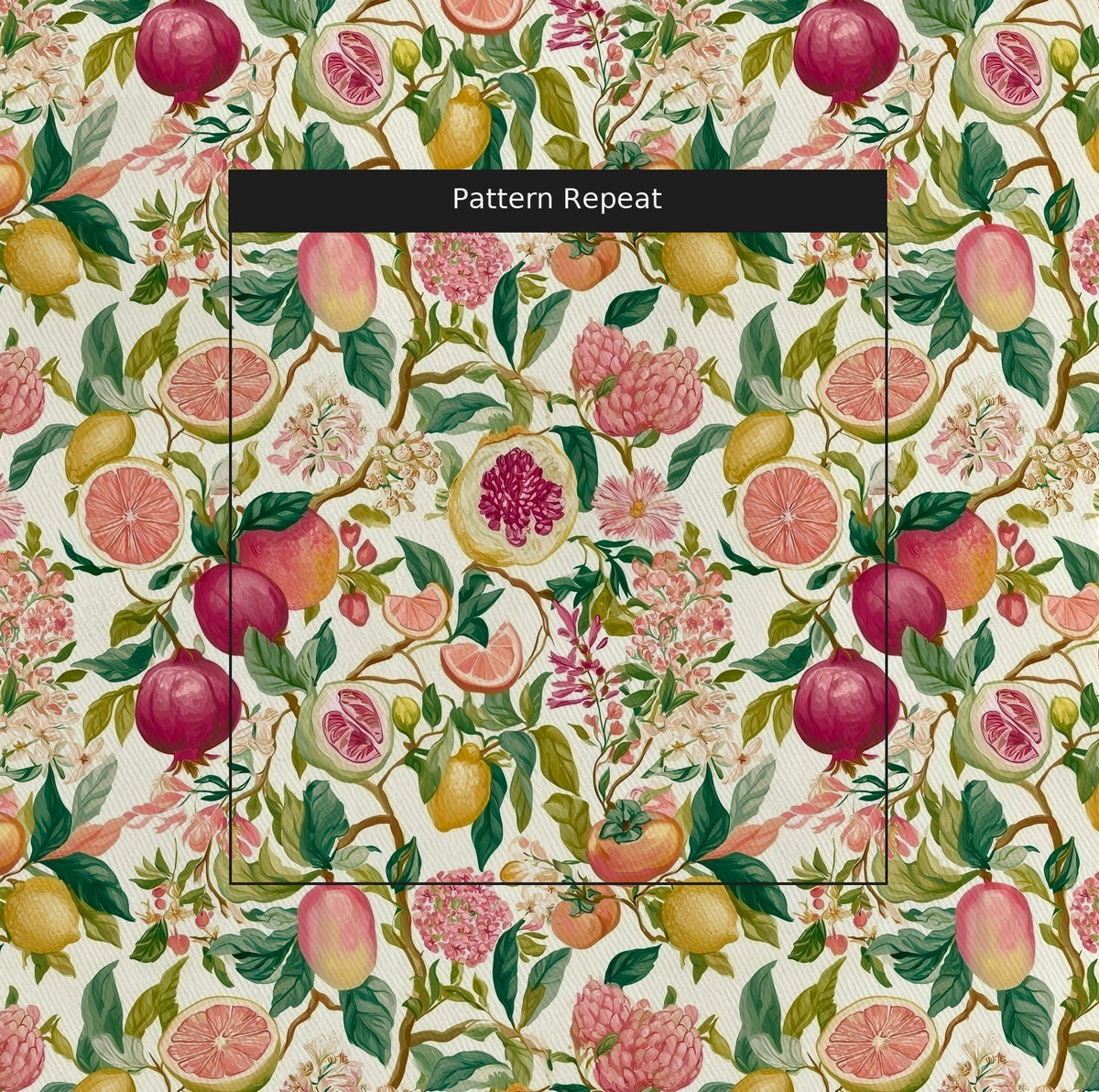 Citrus Sunshine - Fabric - Painted Paper