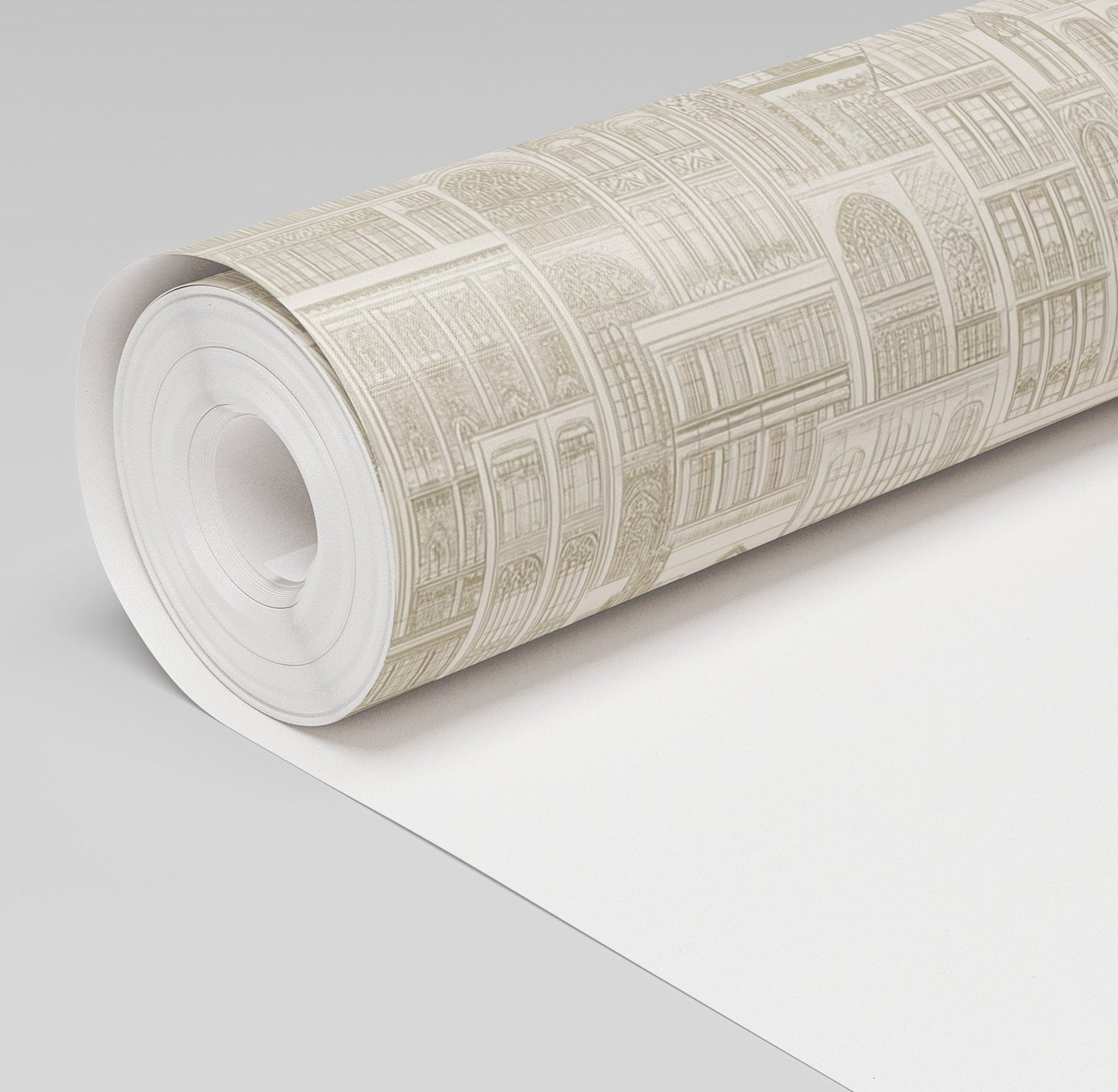 Cityscape Wallpaper - Painted Paper