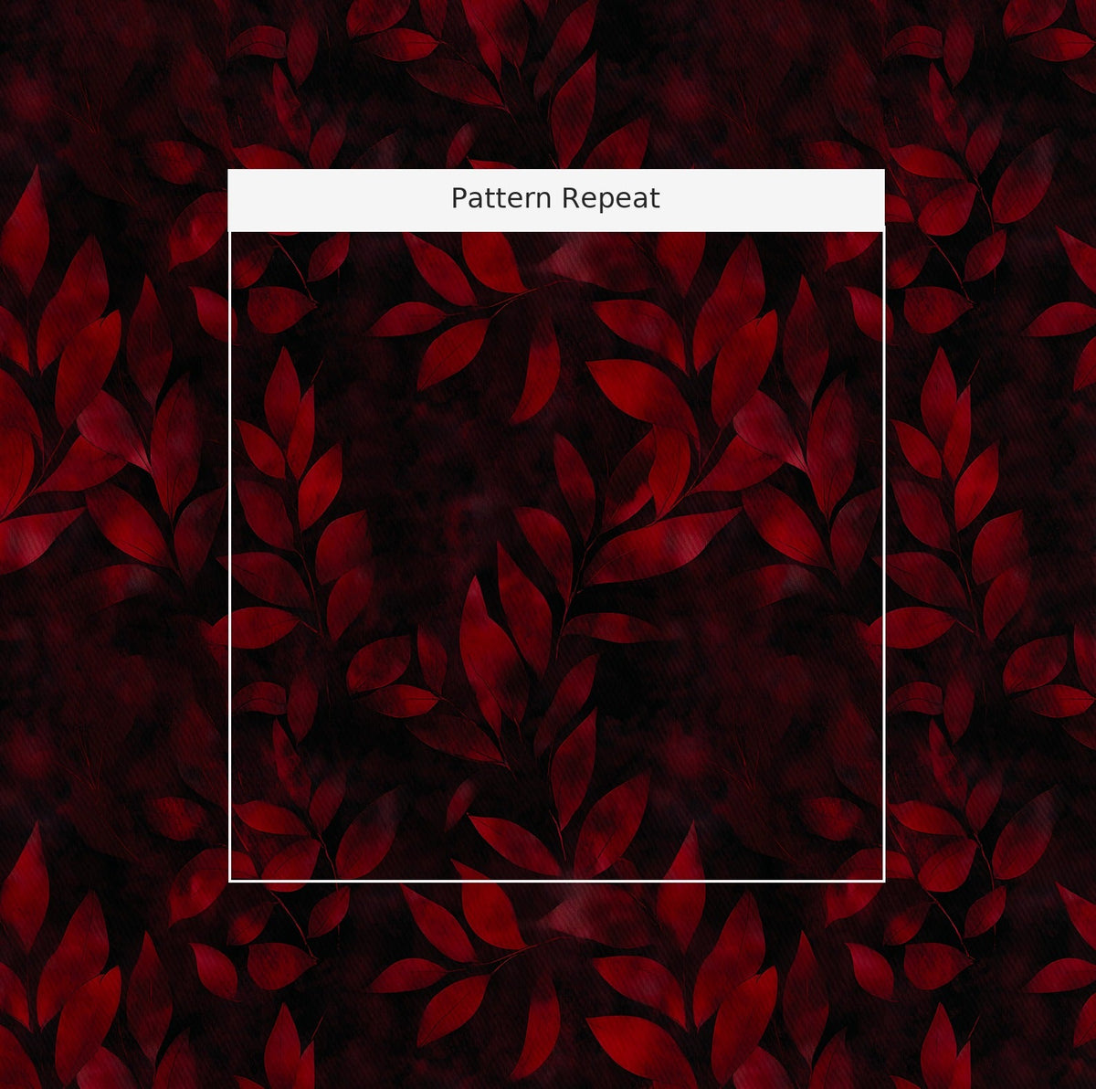 Claret Vine - Fabric - Painted Paper