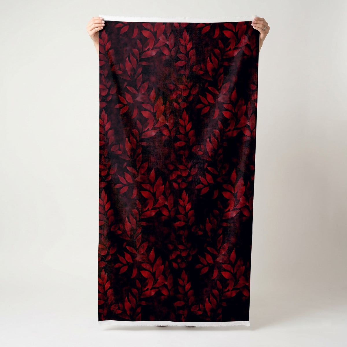 Claret Vine - Fabric - Painted Paper