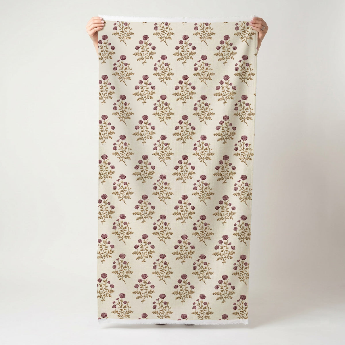 Clarice Block Print - Fabric - Painted Paper