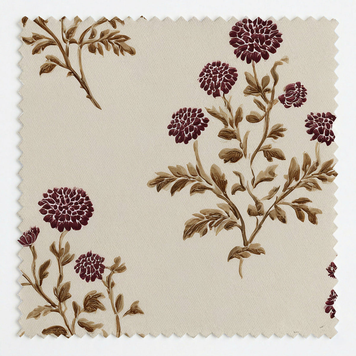 Clarice Block Print - Fabric - Painted Paper