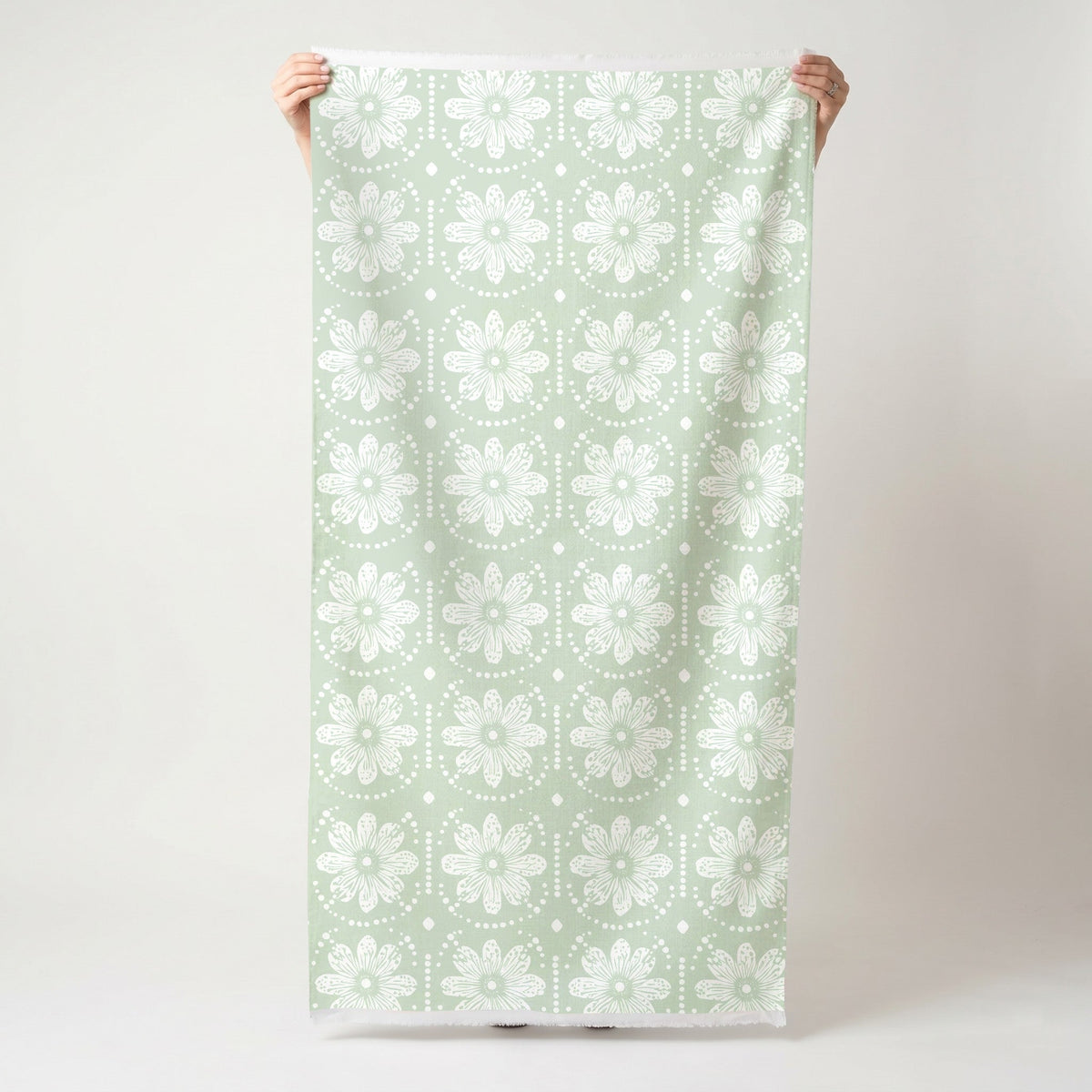 Clary Sage - Fabric - Painted Paper