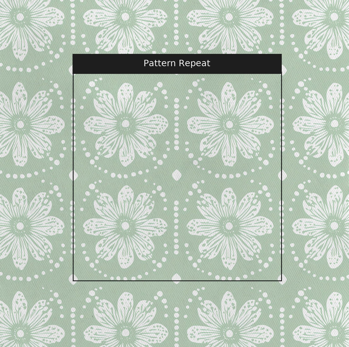 Clary Sage - Fabric - Painted Paper