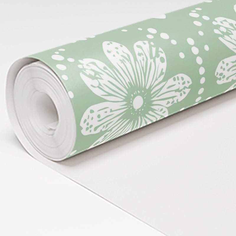 Clary Sage Wallpaper - Painted Paper