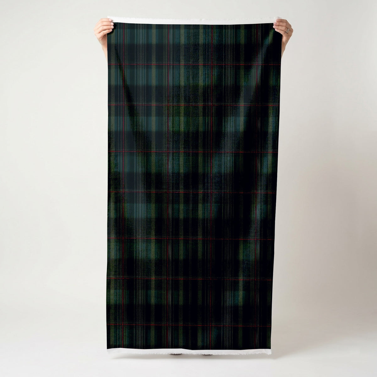 Classic Green Tartan - Fabric - Painted Paper