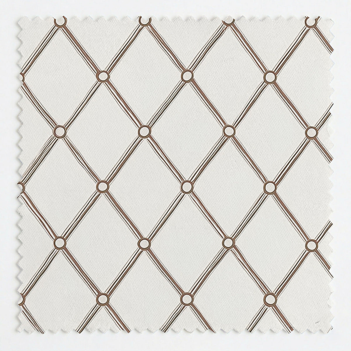 Classic Lattice - Fabric - Painted Paper