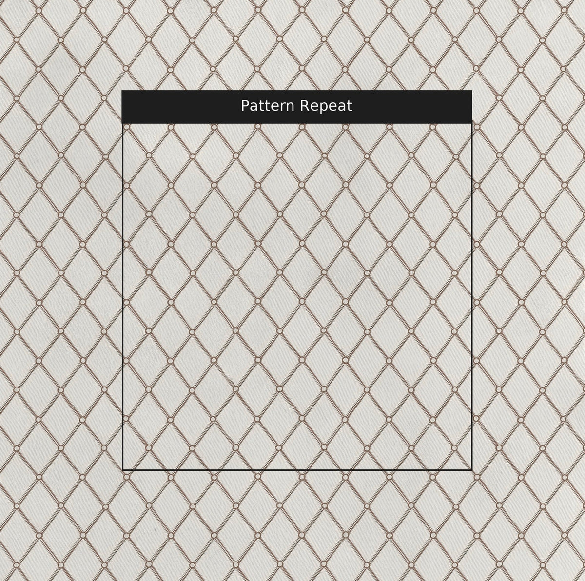 Classic Lattice - Fabric - Painted Paper