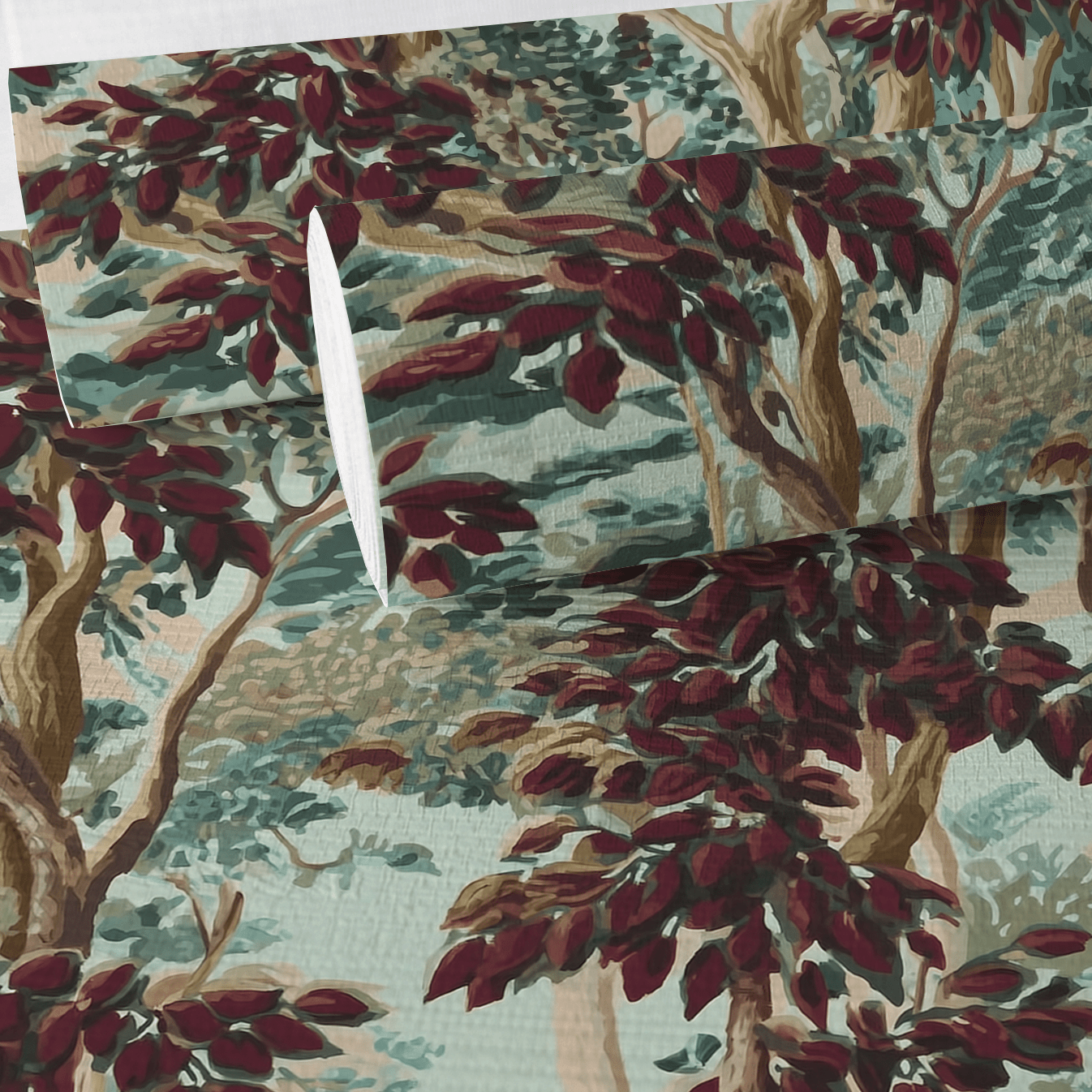 Claudia Faux Grasscloth Wallpaper - Painted Paper