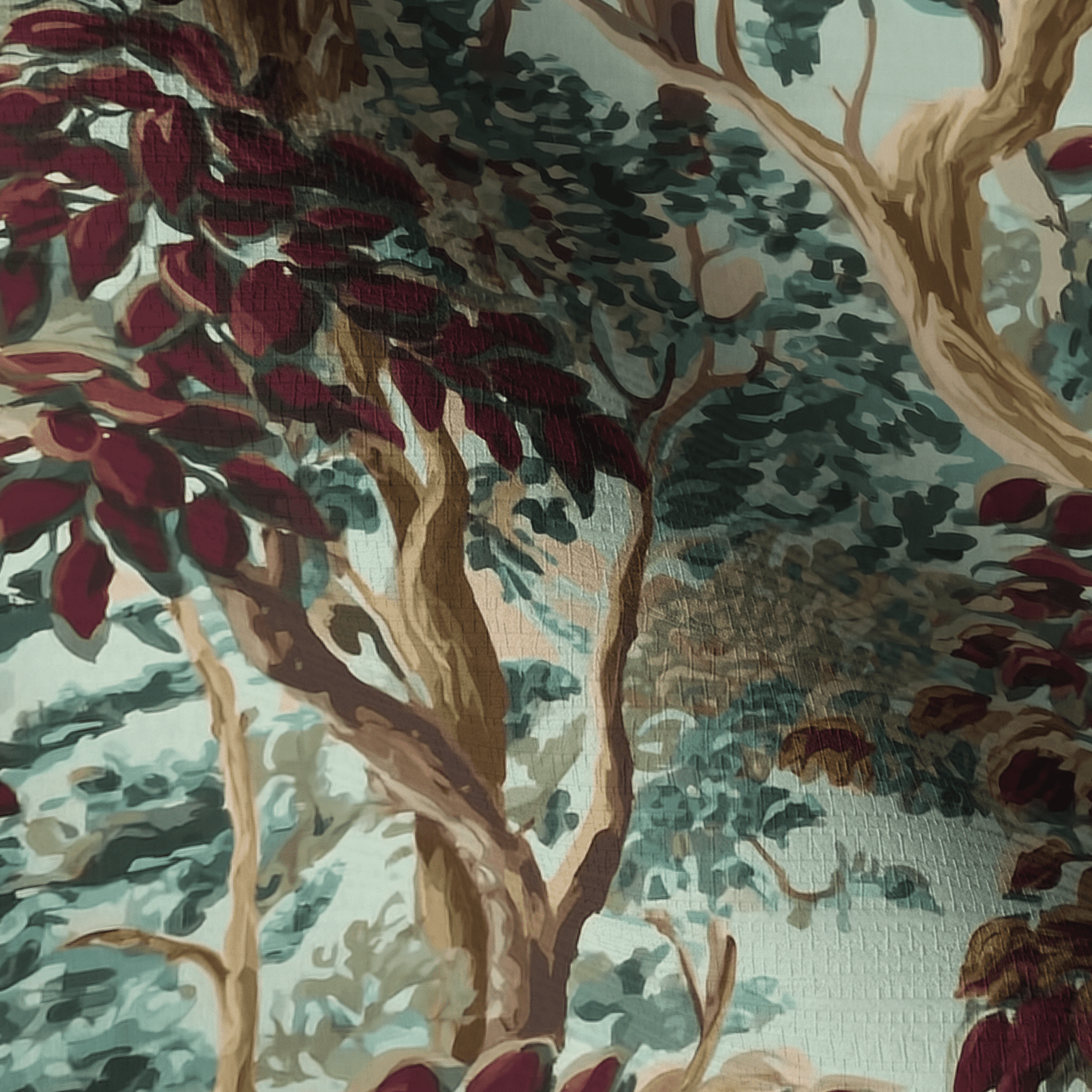 Claudia Faux Grasscloth Wallpaper - Painted Paper